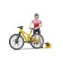 Bruder figurina ciclista cu bicicleta de munte